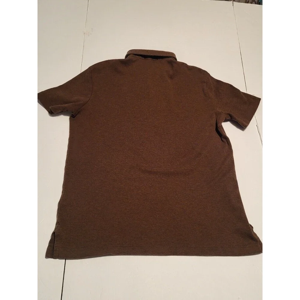 (#16) Polo By Ralph Lauren Short Sleeve Size Men's Medium Brown